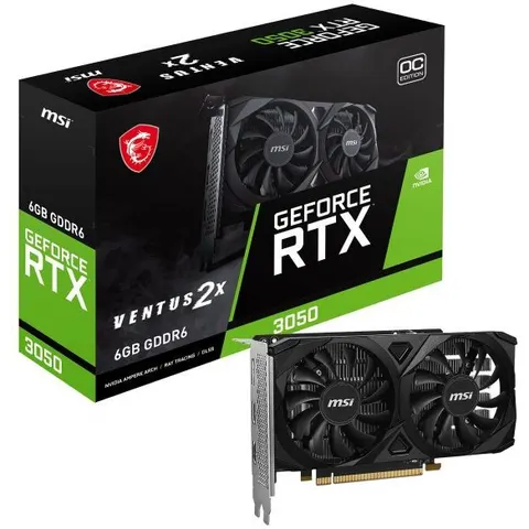 MSI geforce rtx 3050 ventus 2x e 6g oc – immagine 2