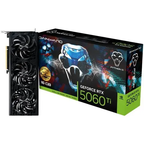Gainward geforce rtx 5060 ti python iii oc 16gb – immagine 2