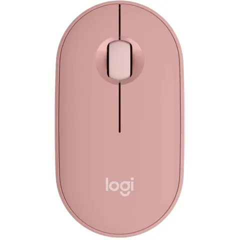 Raton inalambrico logitech pebble mouse 2 m350s rosa bluetooth – imagen 3
