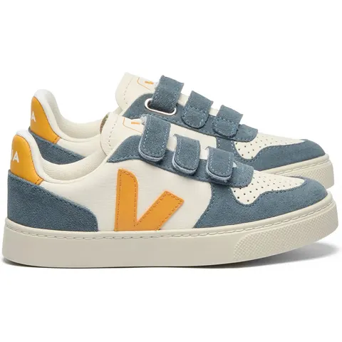 Veja Baskets Scratch Small V-10 Cuir Bleu 31 – image 2