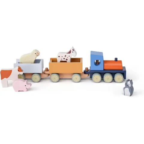 Kid's Concept Train animaux de la ferme Multicolore taille unique – image 2