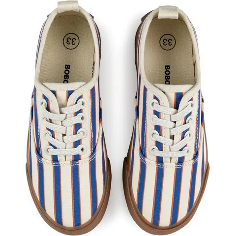Bobo Choses Baskets Lacets Rayées Bleu 24 – image 2
