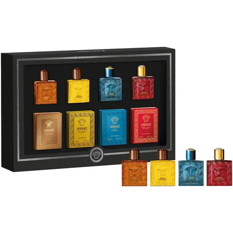 Versace Eros Men's Gift Set-4 x 5 ml – image 2
