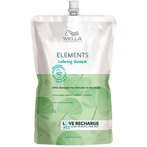 1000 Liter Wella Professionals Elements Calming Shampoo Refill – image 2
