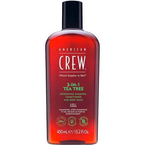 American Crew 3-in-1 Tea Tree 450ml – image 4