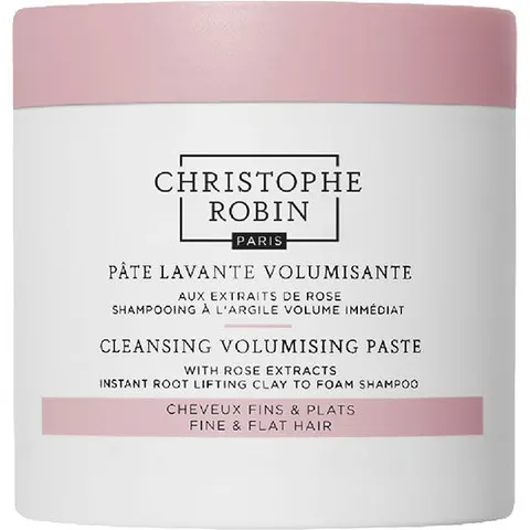 250ml Christophe Robin Cleansing Volumising Paste with Rose Extracts – image 2