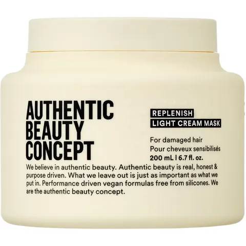 200ml Authentic Beauty Concept Replenish Light Cream Mask – image 2