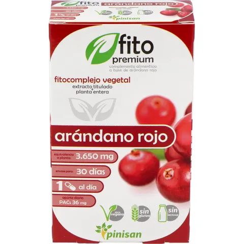Pinisan ARANDANO ROJO 30 Caps – imagen 4