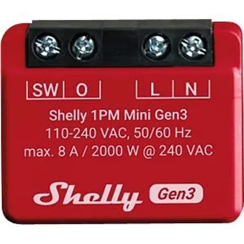 Shelly 1PM Mini Gen3 WiFi Smart Switch – image 2
