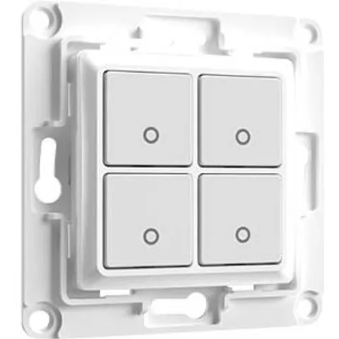 SHELLY WS4 W - Shelly wall pushbutton, white, 4-fold – image 2