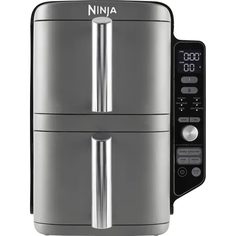 Ninja Doppel-Heißluftfritteuse SL400EU, grau – Bild 3