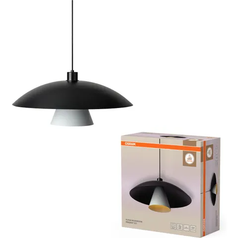 OSRAM DECOR Flying Mushroom Pendelleuchte E27 Schwarz – Bild 2