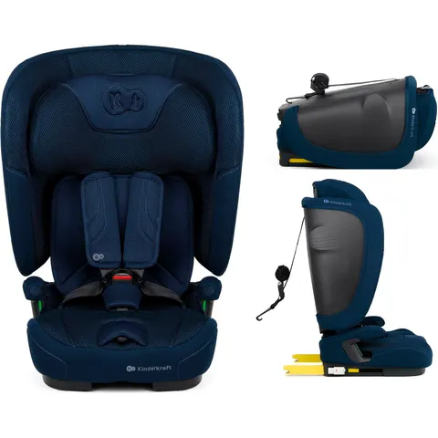 Kinderkraft Kindersitz FIX2GO – blau – Bild 2