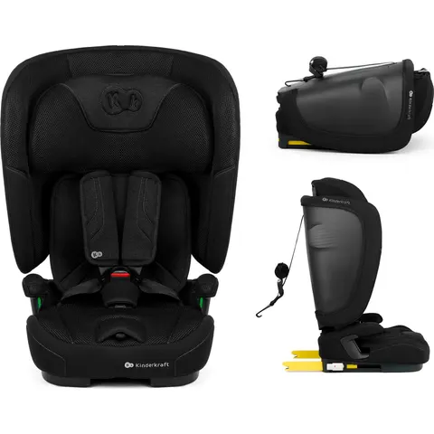 Kinderkraft Kindersitz FIX2GO – schwarz – Bild 2