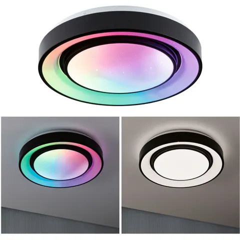 Paulmann 70544 LED-Deckenleuchte LED Schwarz, Weiß – Bild 2