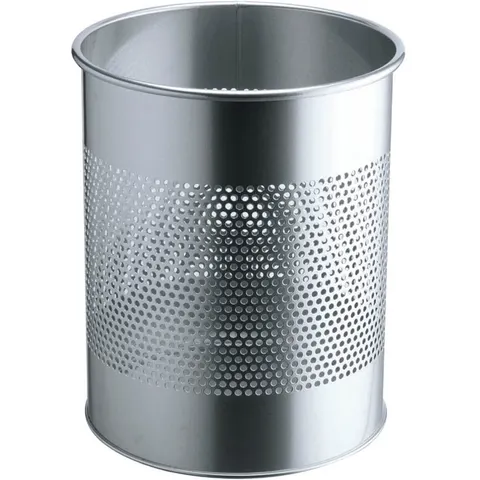 DURABLE Papierkorb 15,0 l silbermetallic – Bild 3
