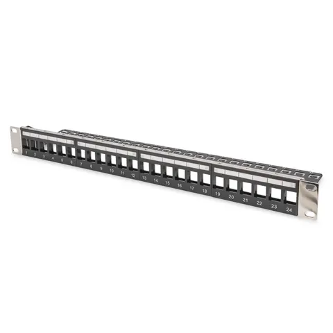 Digitus Modular Patch Panel for Keystone Jack 1U Rack Mount - Unloaded – image 2