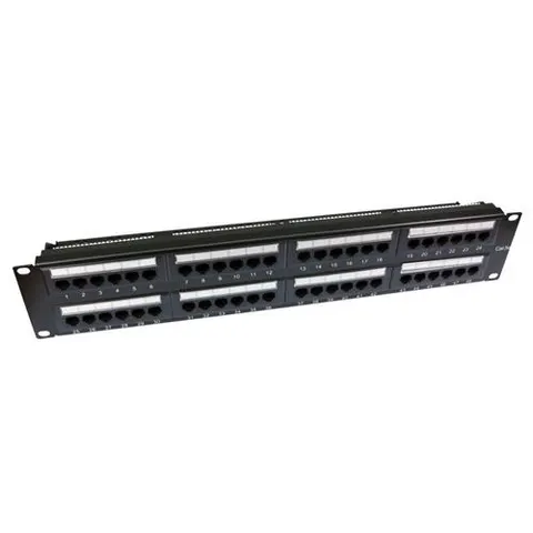 Cables Direct 48 port Cat5e patch panel 2U – image 2