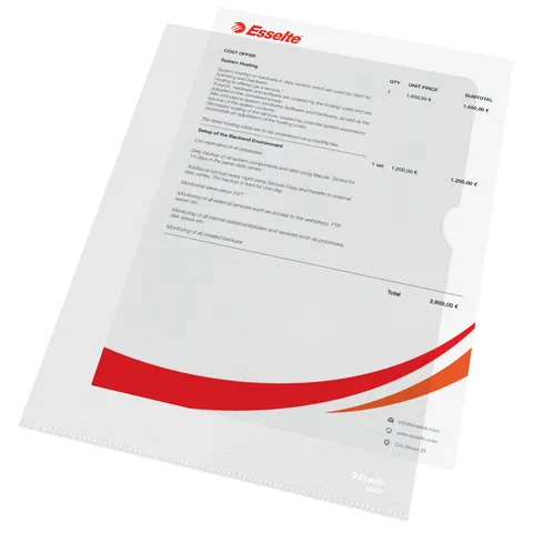 Esselte Sichthüllen DIN A4 transparent – Bild 2
