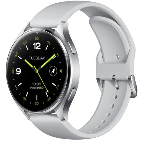 Watch 2, Silber mit silbernem Armband Smartwatch – Bild 3