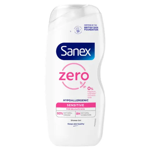 Sanex Shower Gel Zero% Sensitive 225ml – image 3