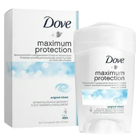 Dove Maximum Protection Original Clean Antiperspirant Cream Deodorant Stick - 45 ml – image 3