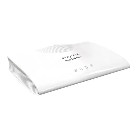 DrayTek Vigor 166, DSL-Modem 2-Port-Switch – Weiß – Bild 2