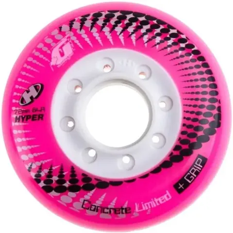 Inline Skate Wheels Hyper Concrete +G 4-Pack (Pink - 84A) - Pink – image 2