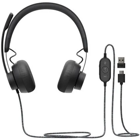 Logitech Auriculares Zone Wired Teams USB-C Grafito – imagen 2