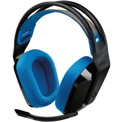 Logitech Auriculares G535 Lightspeed Wireless Negro/Azul – imagen 2