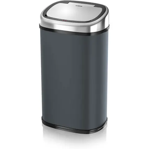 Tower 58L Grey & Chrome Sensor Bin – image 3
