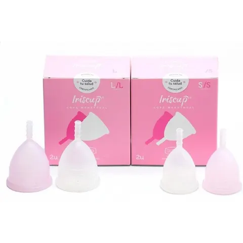 Irisana Menstruationstasse 2 Tassen Grösse L – Bild 2