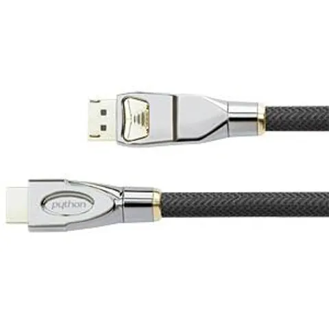 PYTHON PYT M0084 - DisplayPort 1.2/HDMI 2.0 Cable black 1m – image 2
