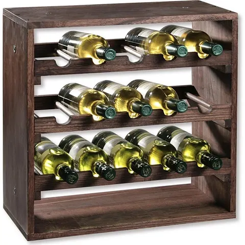 Weinregal – braun – Bild 2