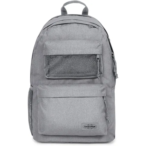 Freizeitrucksack EASTPAK "DBL OFFICE", Damen, grau (sunday grau), Polyester, Basic, Rucksäcke Freizeitrucksack, Freizeitrucksack, Laptoprucksack, Schulrucksack – Bild 2