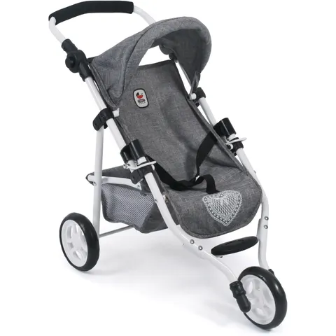 Bayer Chic Puppen-Jogging-Buggy Lola – grau – Bild 2