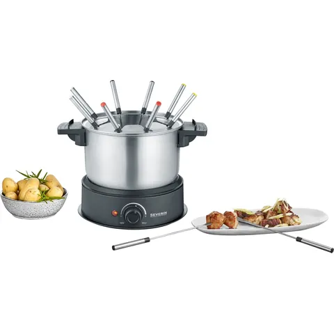 SEVERIN Fondue – silber | schwarz – Bild 2