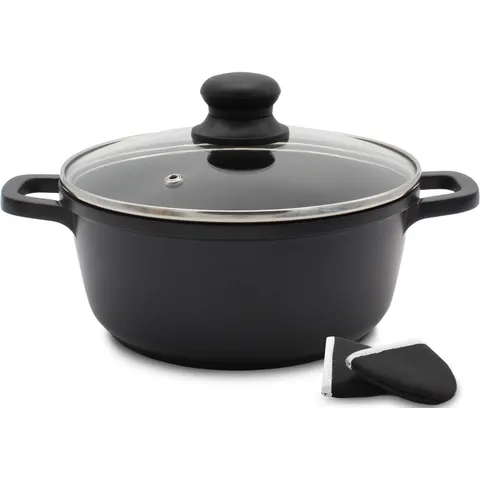 Aluguss Topf – schwarz – 045203 – Bild 2
