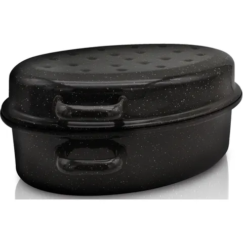 Gänsebräter, 5 l – schwarz – Bild 2
