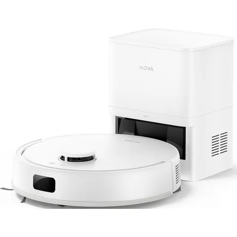Mova E20 Plus Saug-Wisch-Roboter mit Absaugstation – Weiß – Bild 2