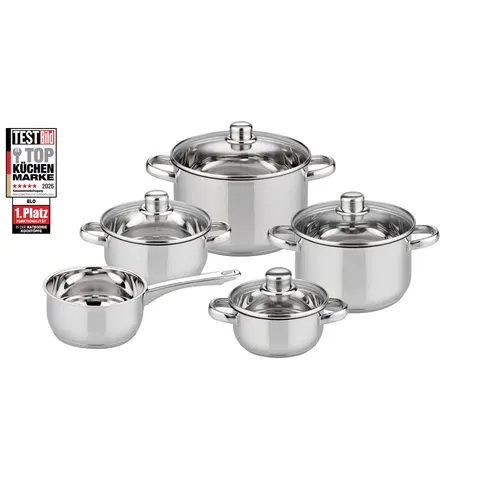 ELO Basic Topfset "Galactica" 9-teilig – silber – Bild 2