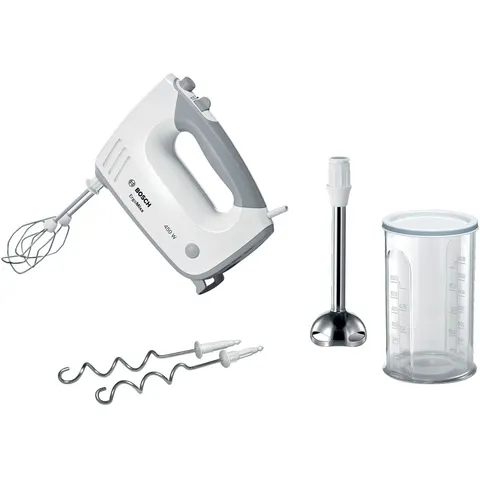 Bosch ErgoMixx Handmixer Weiß, Grau – Bild 2