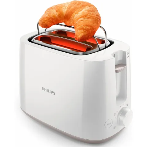 Philips Daily Collection HD2581/00 Toaster – Weiß – Bild 3