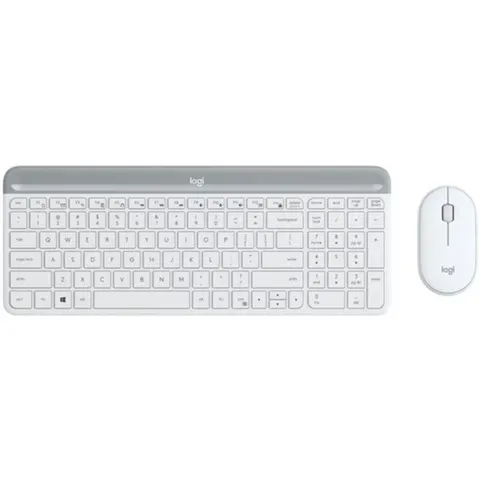 Logitech MK470 Slim Combo weiß – Bild 2
