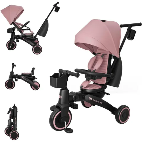 Kinderkraft Dreirad JAZZ 3 – rosa – Bild 2