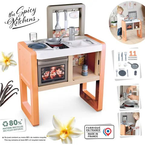 Smoby Spielküche Vanille – mehrfarbig – Bild 2