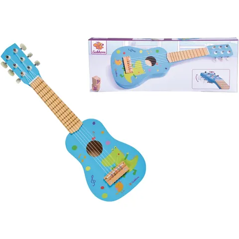 Musik Holzgitarre – hellblau – Bild 2