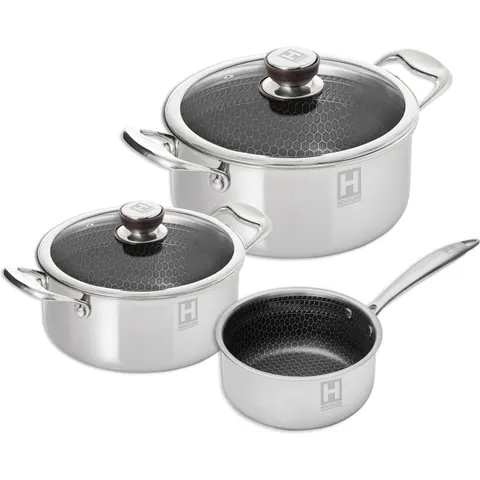 Hensslers Topfset ¦ silber ¦ Edelstahl – silberfarben – Bild 2