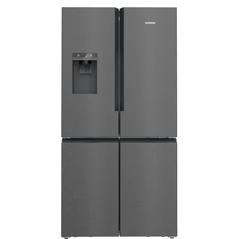 Siemens Multi Door "KF96DAXEA", Energieeffizienz: E, silber (gebürsteter schwarzer stahl antifingerprint), B:90,5cm H:183cm T:73,1cm, Kühlschränke, Multi Door – Bild 2
