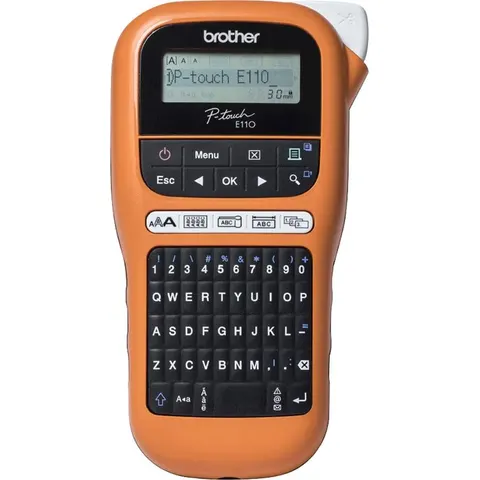Brother P-touch E110VP – Orange – Bild 3